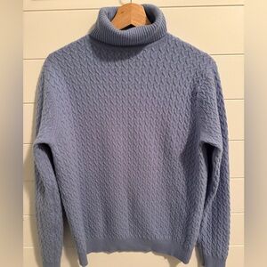 Vintage Women’s Kirkland Signature Turtleneck Sweater 100% Cashmere Size Medium